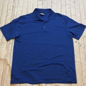 Nike Golf size Large royal blue golf polo